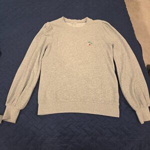 Cherry Bubble Sleeve Sweatshirt